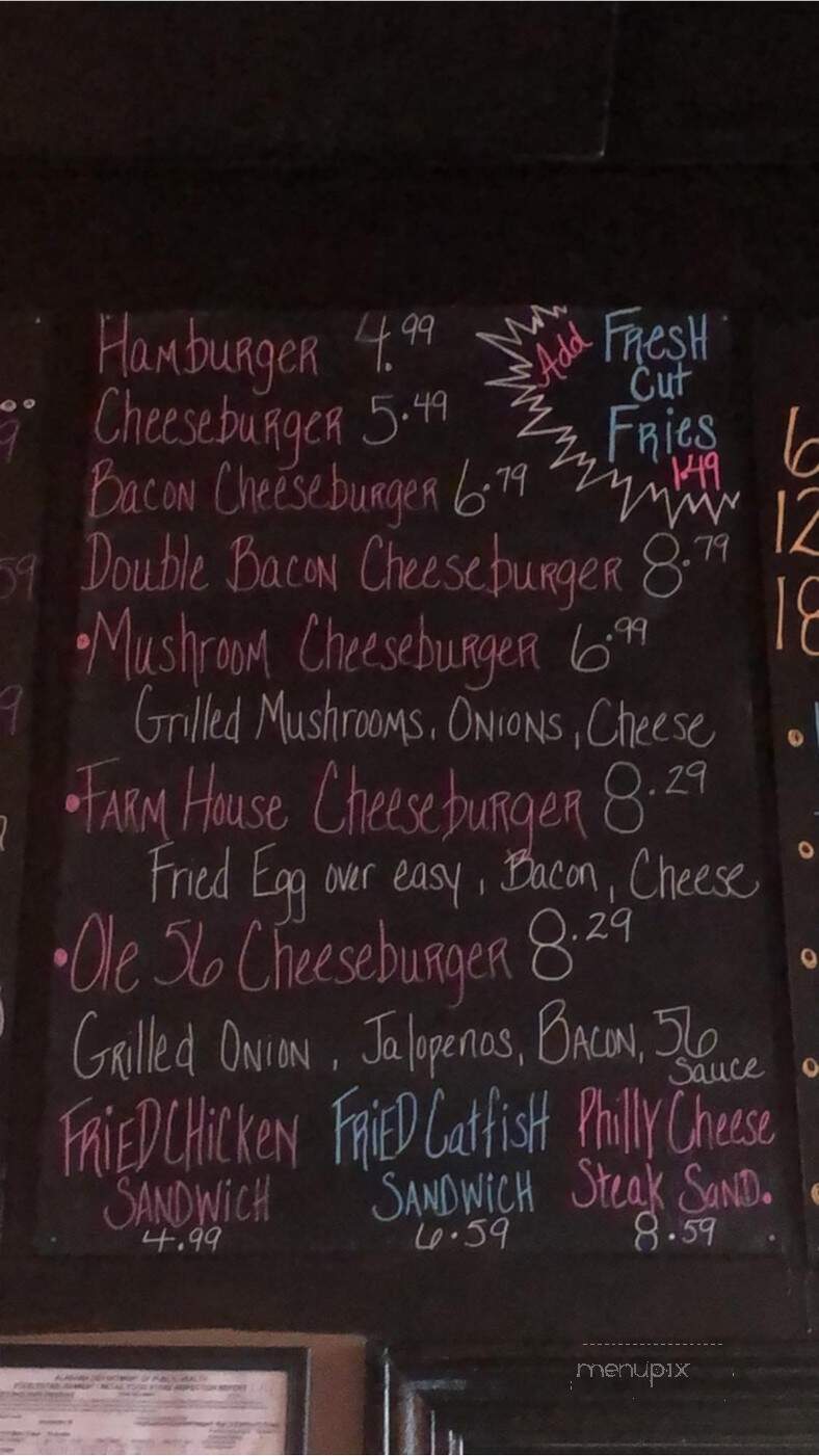 Downtown 56 Pizza and Grill - Roanoke, AL menu_pic