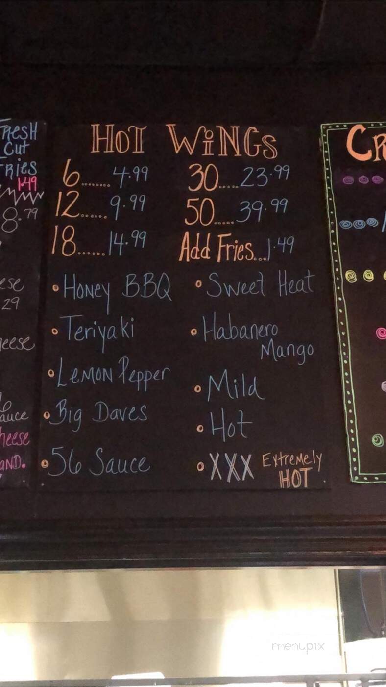 Downtown 56 Pizza and Grill - Roanoke, AL menu_pic