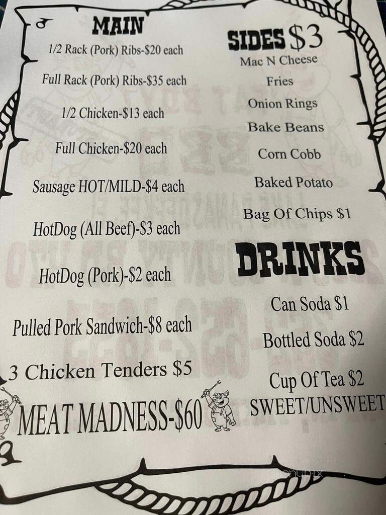 Fat Boyz BBQ Restaurant - Lake Panasoffkee, FL