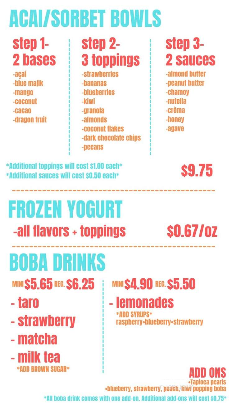 Sweet T's - Van Alstyne, TX menu_pic