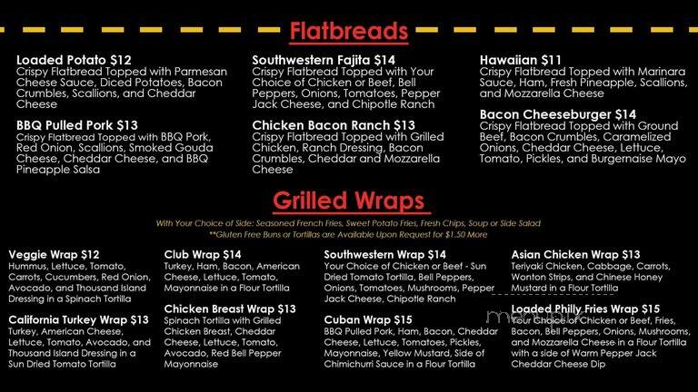 The Line on 59 - Thief River Falls, MN menu_pic