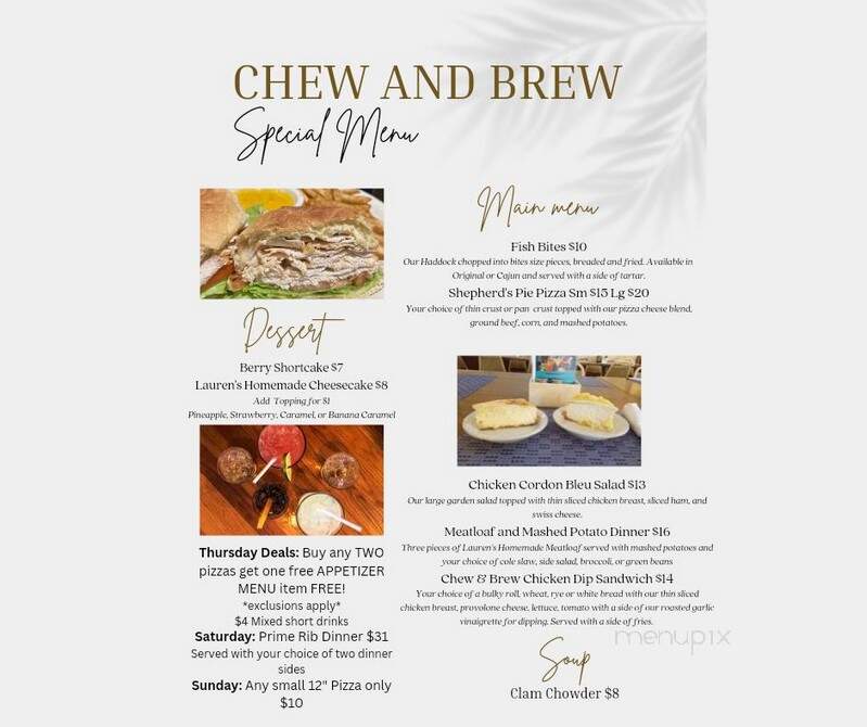 Chew and Brew Bar & Grill - Jewett City, CT