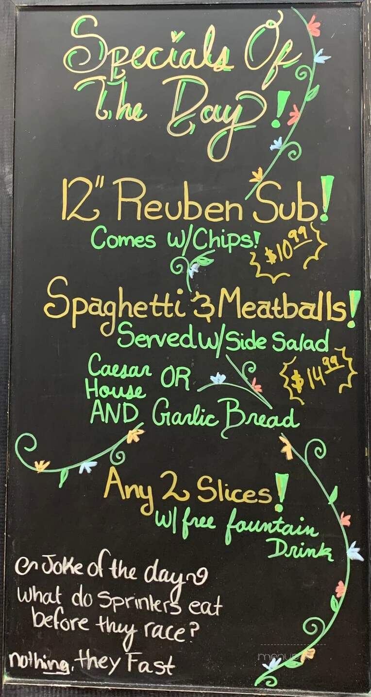 Corey Bacon's Pizza - Chatham, NY menu_pic