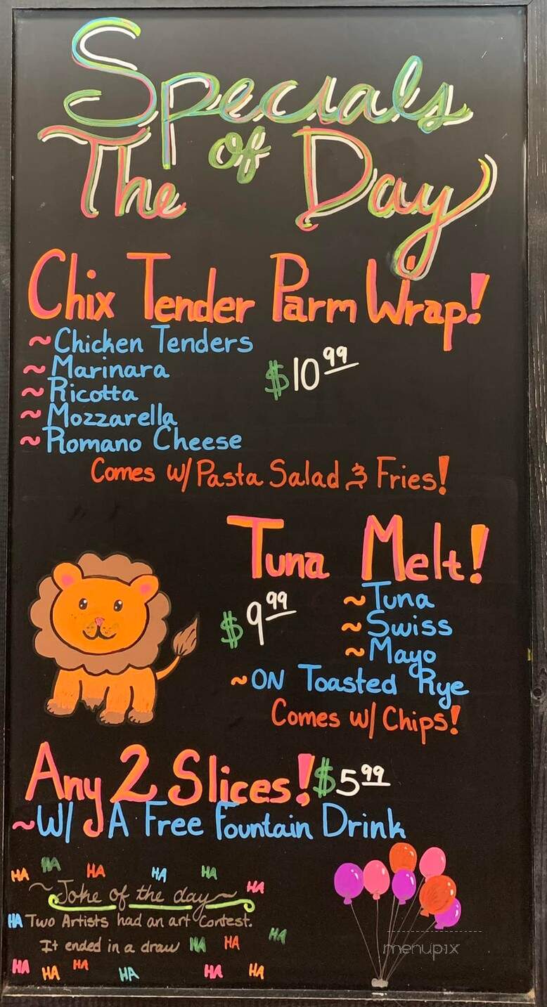 Corey Bacon's Pizza - Chatham, NY menu_pic