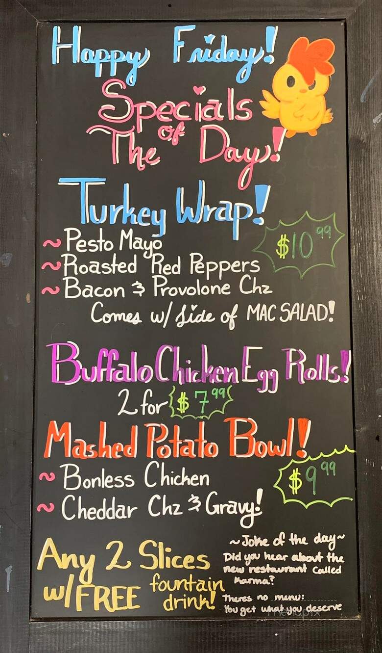 Corey Bacon's Pizza - Chatham, NY menu_pic