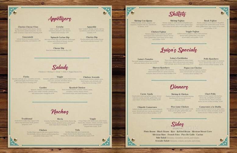 Don Rizo Mexican Kitchen and Cantina - Fayetteville, WV menu_pic