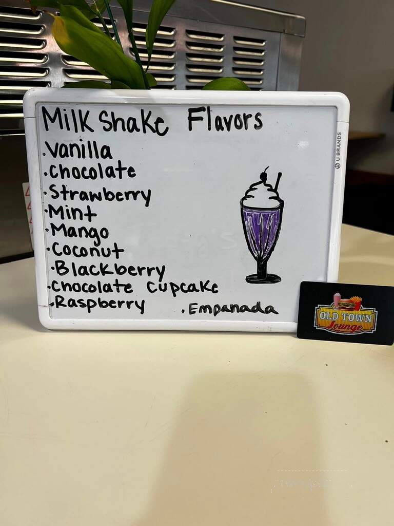 Old Town Lounge - Orland, CA menu_pic