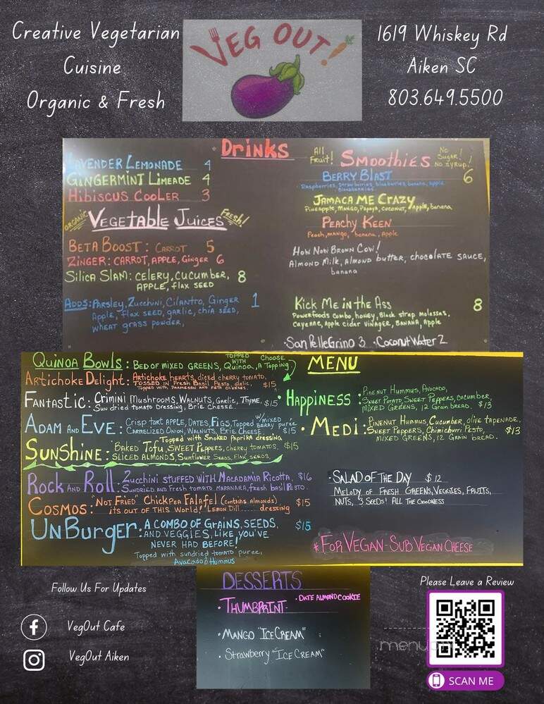 Veg Out - Aiken, SC menu_pic