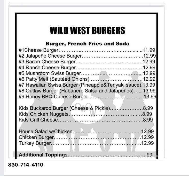 Wild West Burger - San Antonio, TX