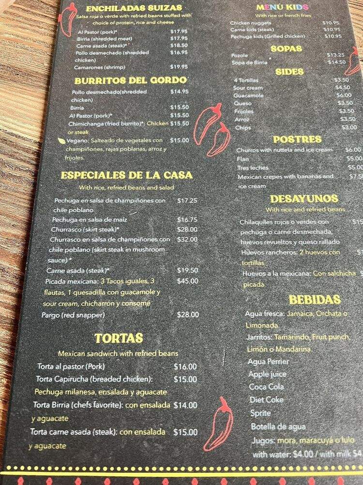 Q'onda Taqueria - Kendall, FL menu_pic