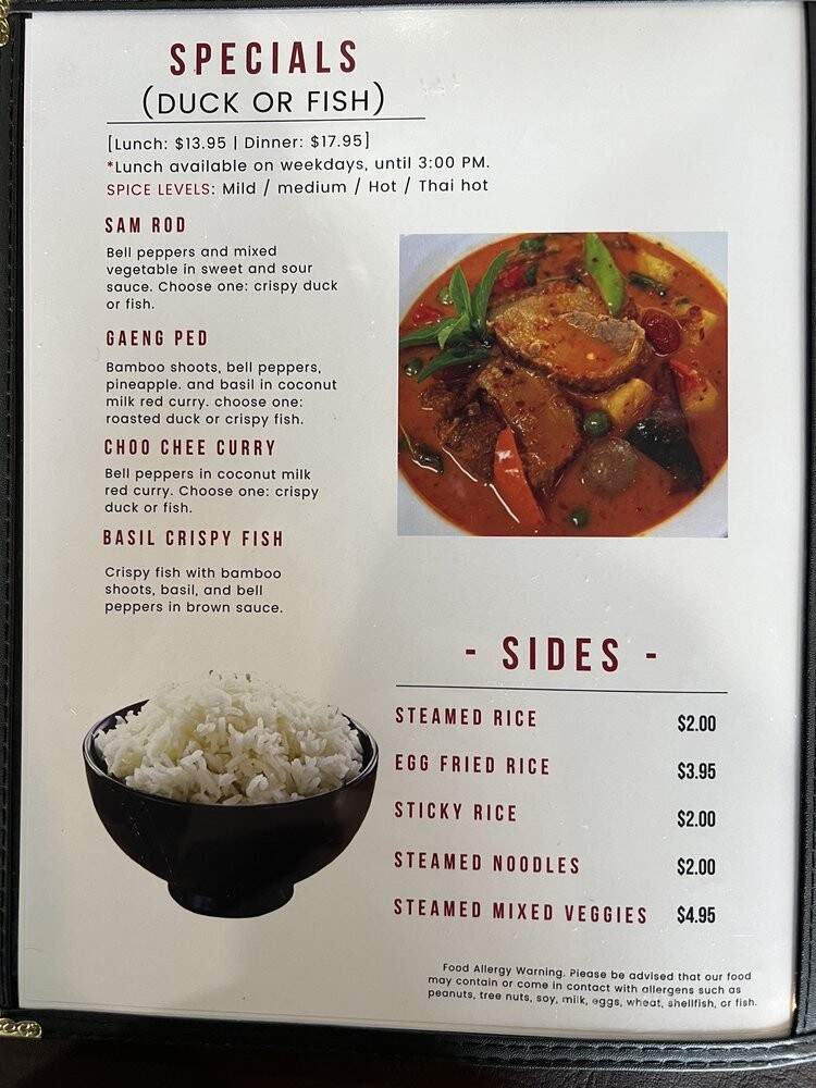 Top Thai Restaurant - Olathe, KS menu_pic