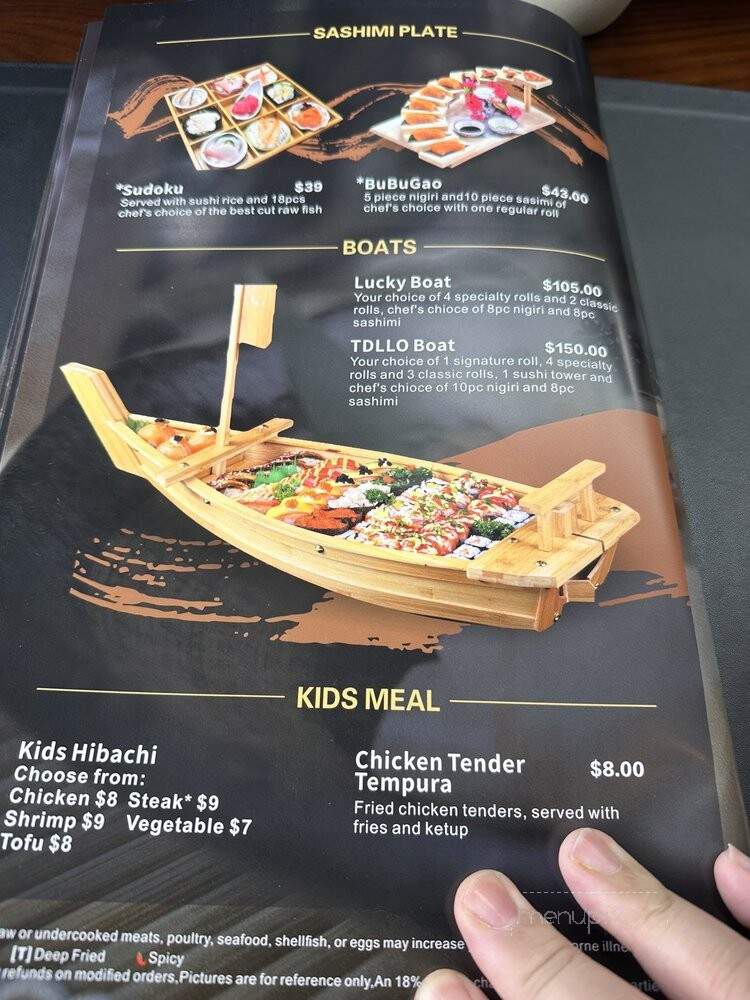 TDLLO Ramen & Sushi - Wake Forest, NC menu_pic