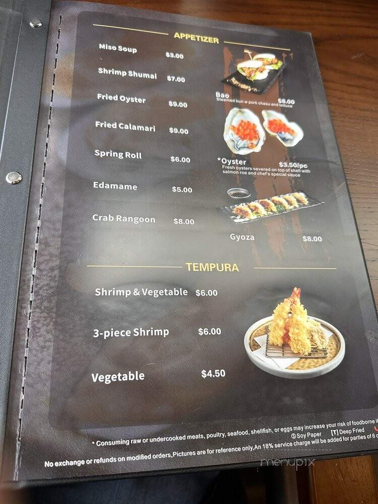 TDLLO Ramen & Sushi - Wake Forest, NC menu_pic