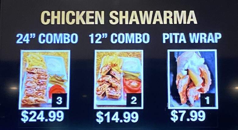 Sincerely Syria - Sherman Oaks, CA menu_pic