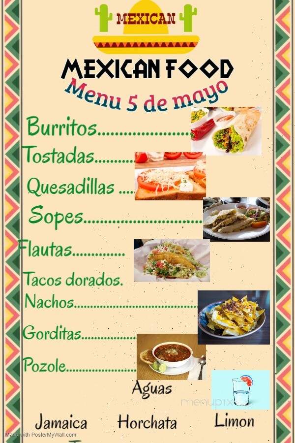 La Joya Bar & Grill - Greer, SC menu_pic