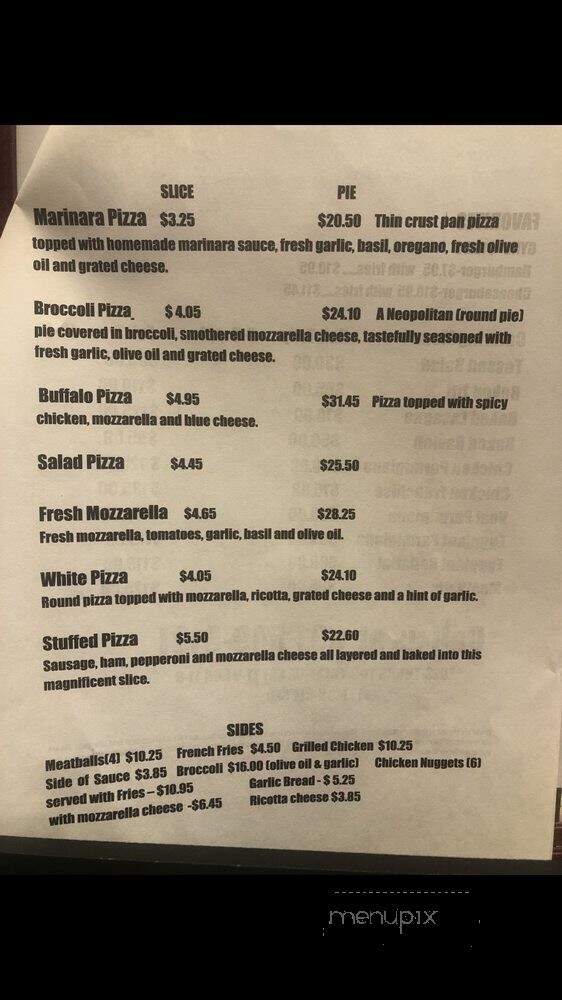 Tony's On the Boulevard - Sound Beach, NY menu_pic