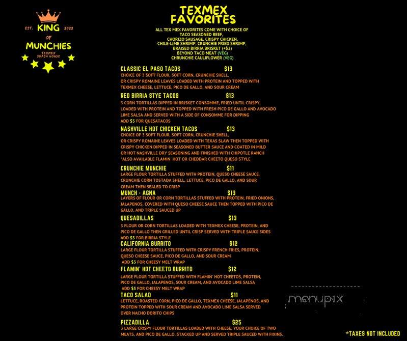 King of Munchies - Arnprior, ON menu_pic