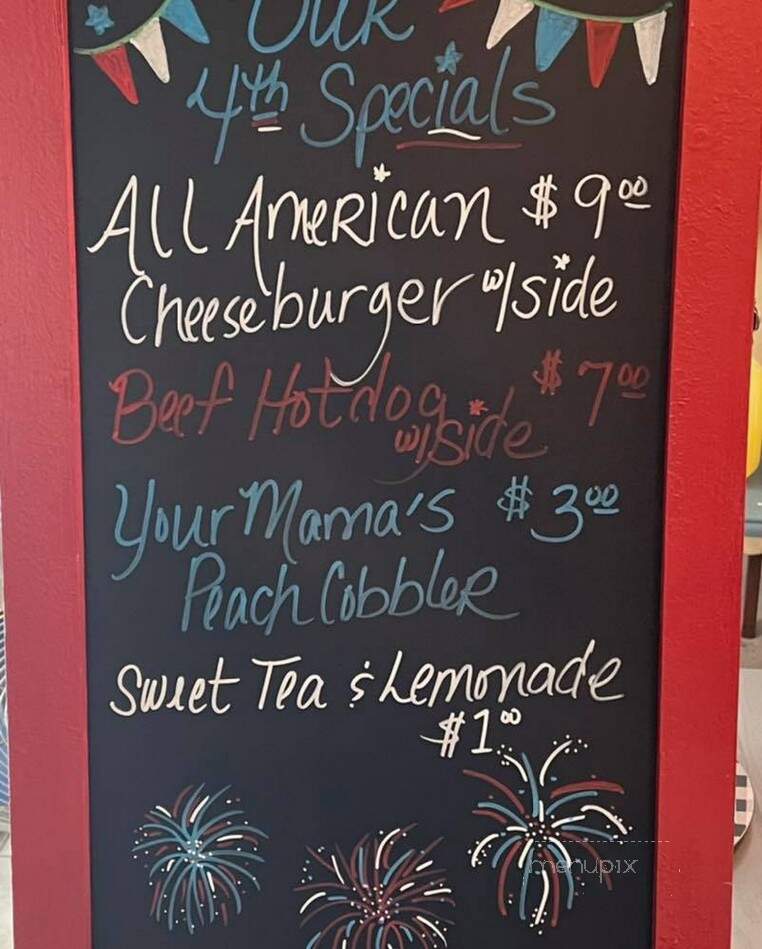 Carolina Ace BBQ - Hendersonville, NC menu_pic
