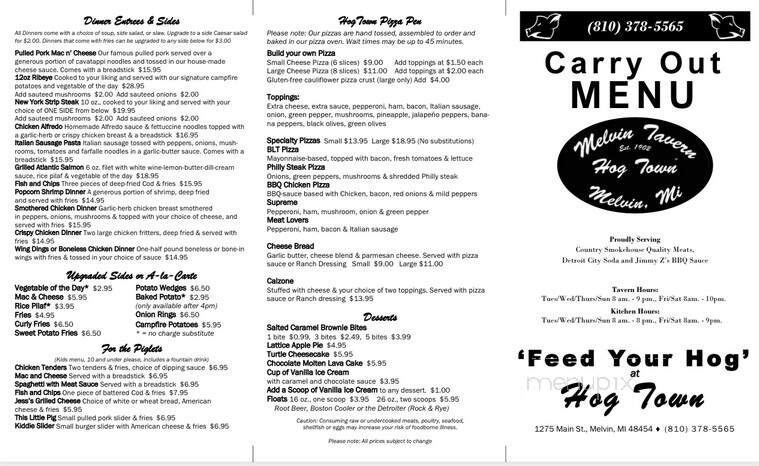 Melvin Hog Town Tavern - Melvin, MI