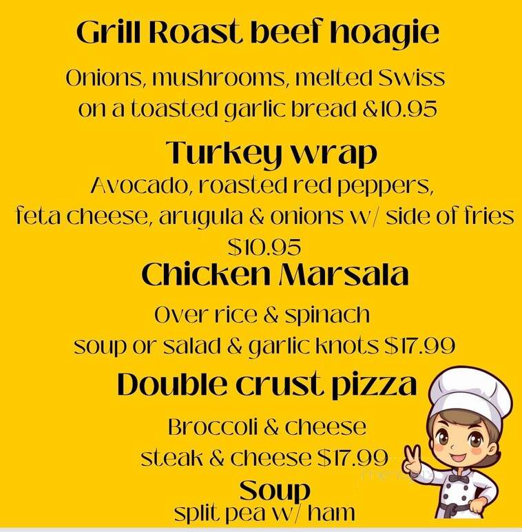 Isabella's Eatery - Mount Cobb, PA menu_pic