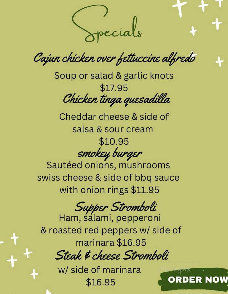 Isabella's Eatery - Mount Cobb, PA menu_pic