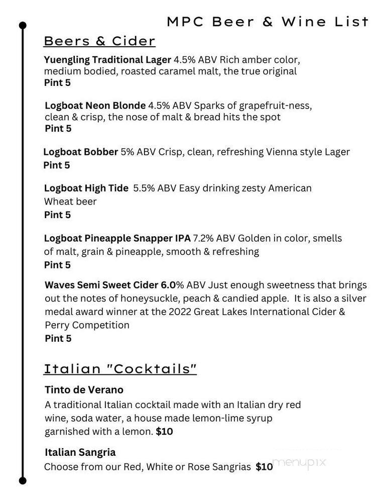 Marceline Pizza Company - Marceline, MO menu_pic