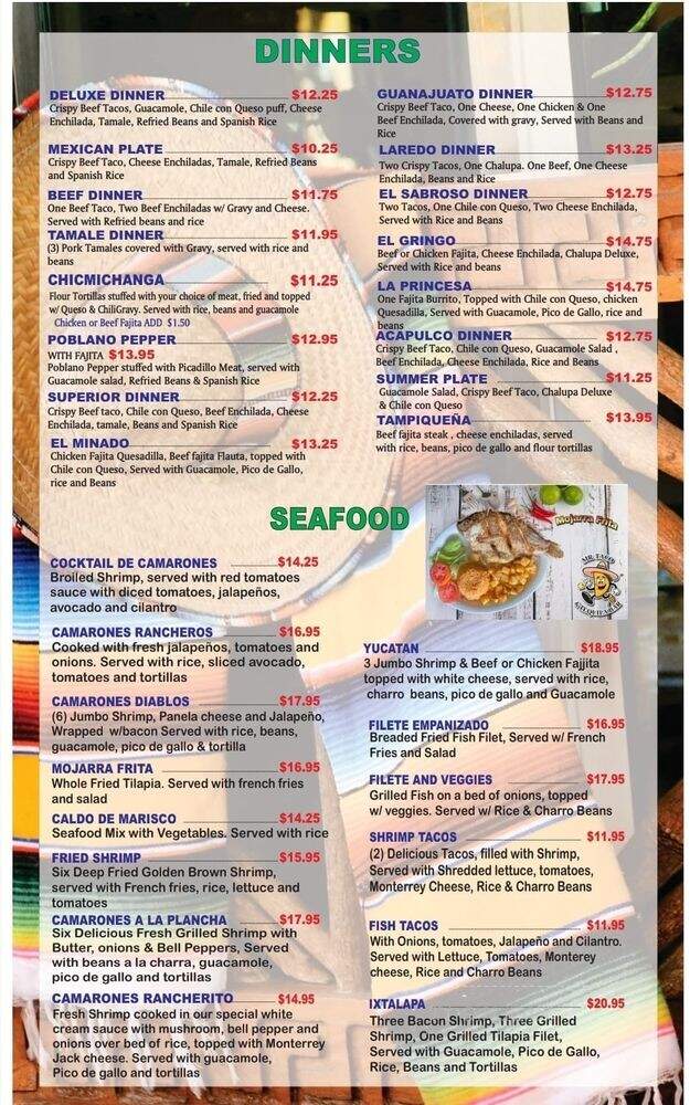 Mr Taco and Tequila Bar 2 - Madisonville, TX menu_pic
