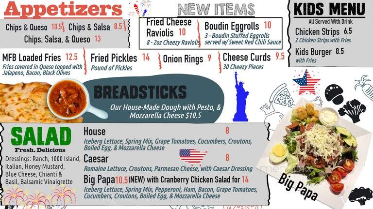Mountain Fork Cantina & Grill - Broken Bow, OK menu_pic