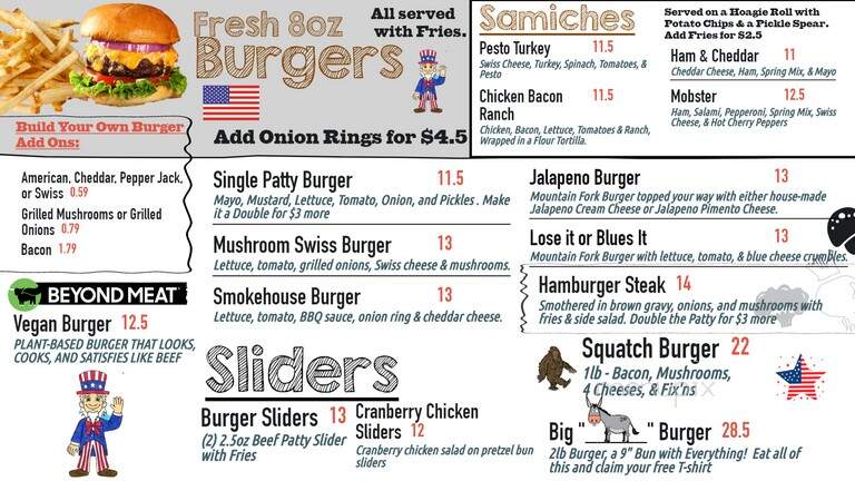 Mountain Fork Cantina & Grill - Broken Bow, OK menu_pic