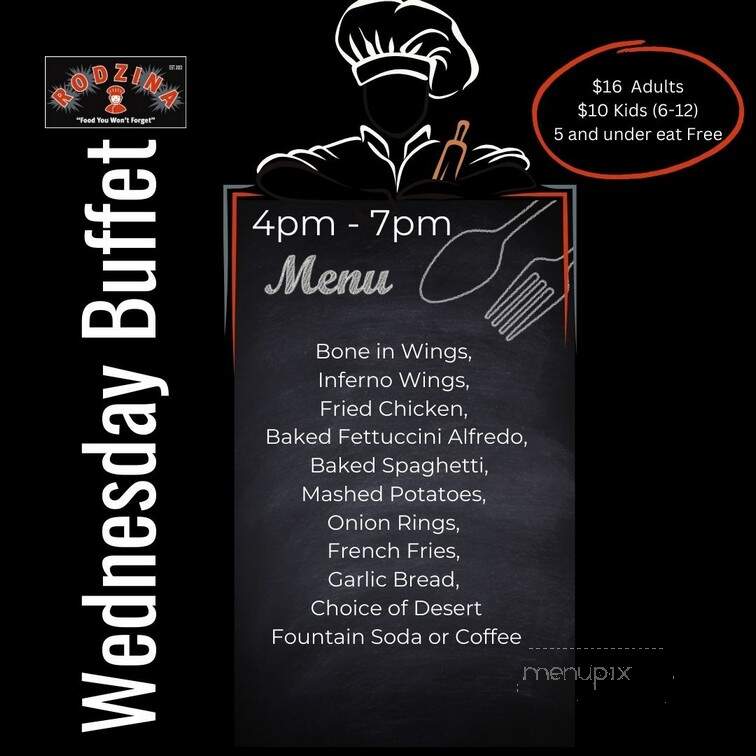 Rodzina Restaurant - Schofield, WI menu_pic