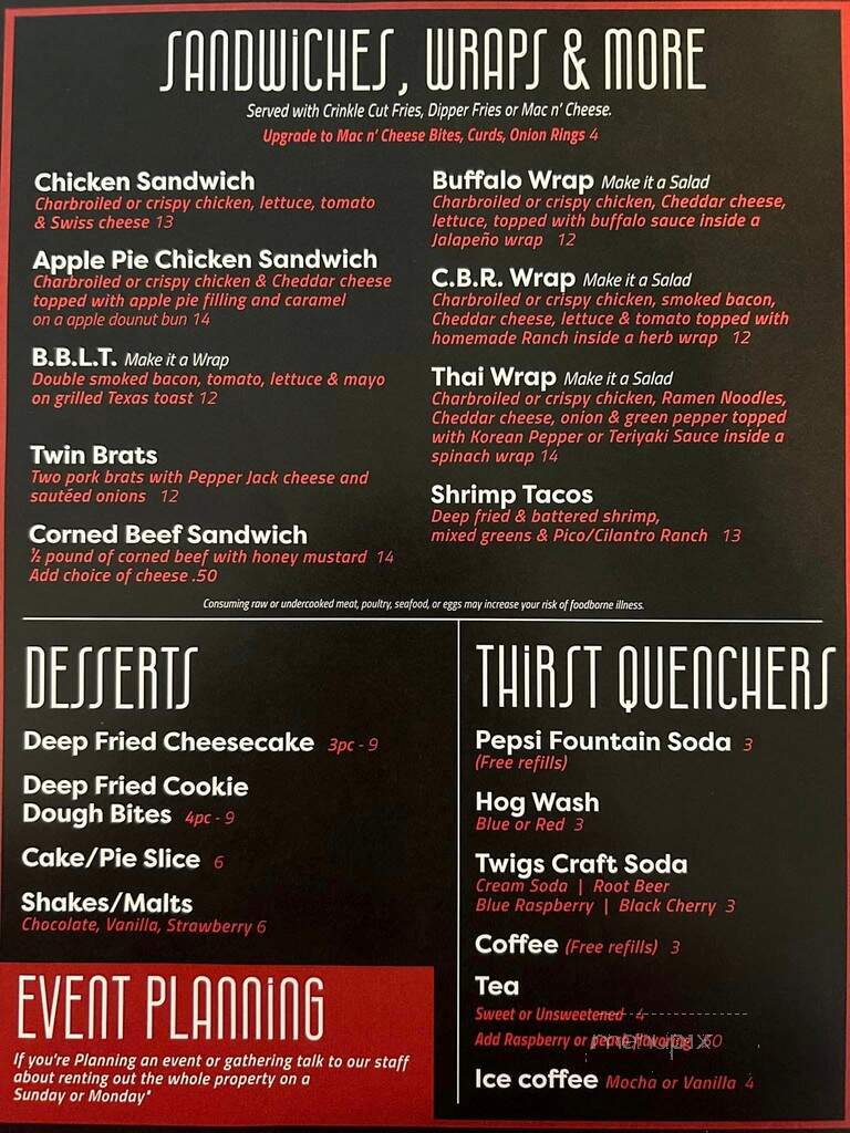 Rodzina Restaurant - Schofield, WI menu_pic