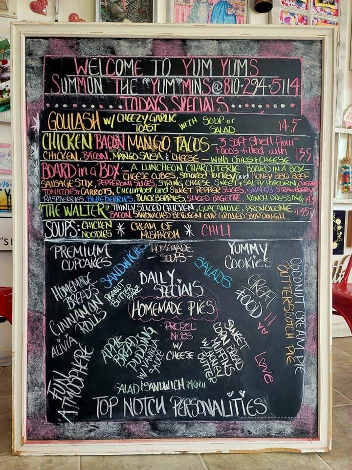 Yum Yums - Marysville, MI menu_pic