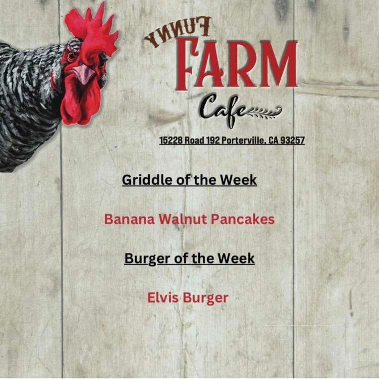 Funny Farm Cafe - Porterville, CA menu_pic