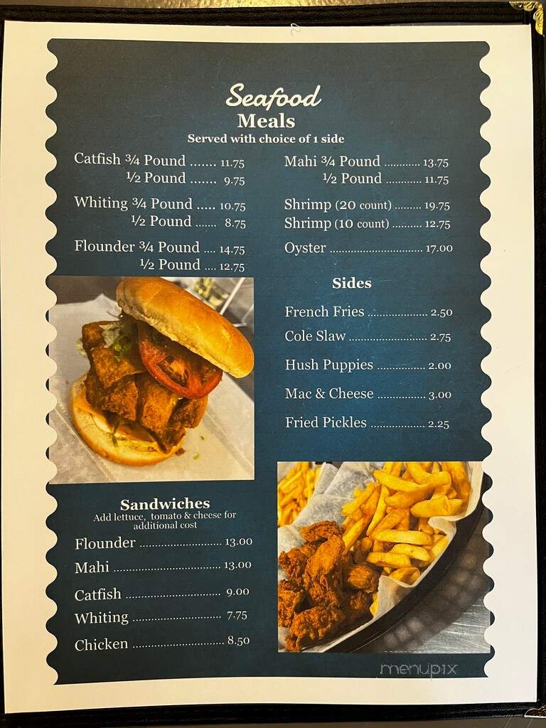 Tidal Wave Seafood - Narrows, VA menu_pic