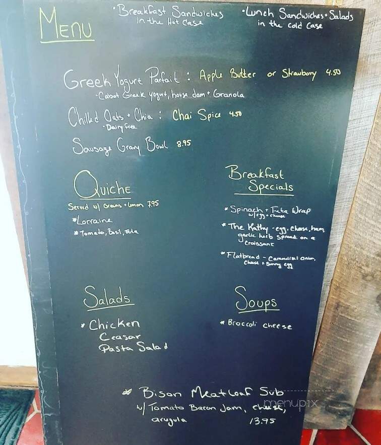 Damm House Cafe - Errol, NH menu_pic