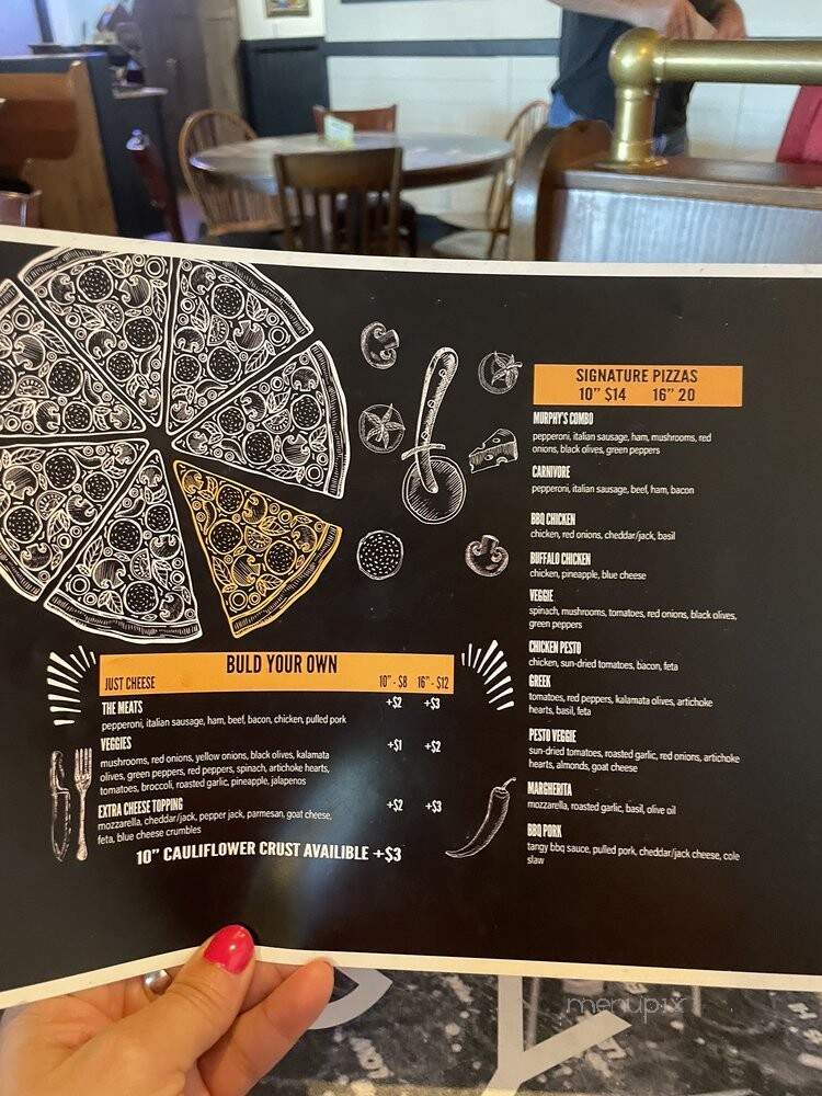 Murphy's Corner - Lenexa, KS menu_pic