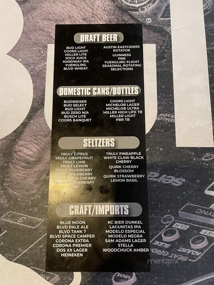 Murphy's Corner - Lenexa, KS menu_pic