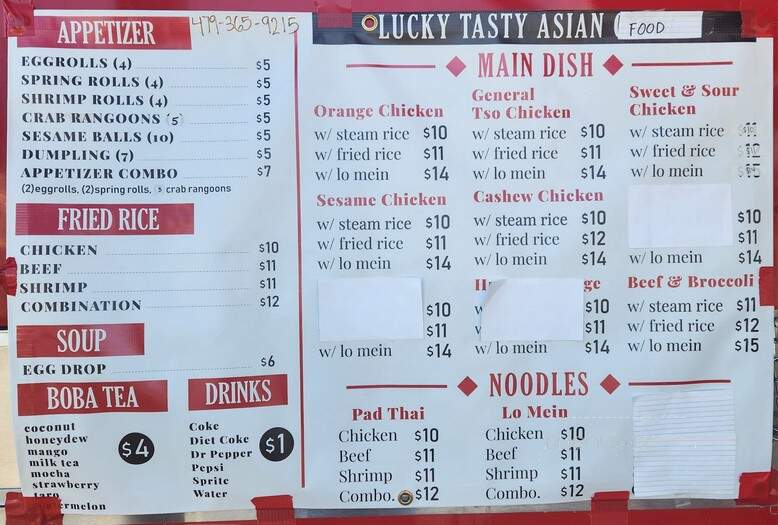 Lucky Tasty Asian Food - Centerton, AR