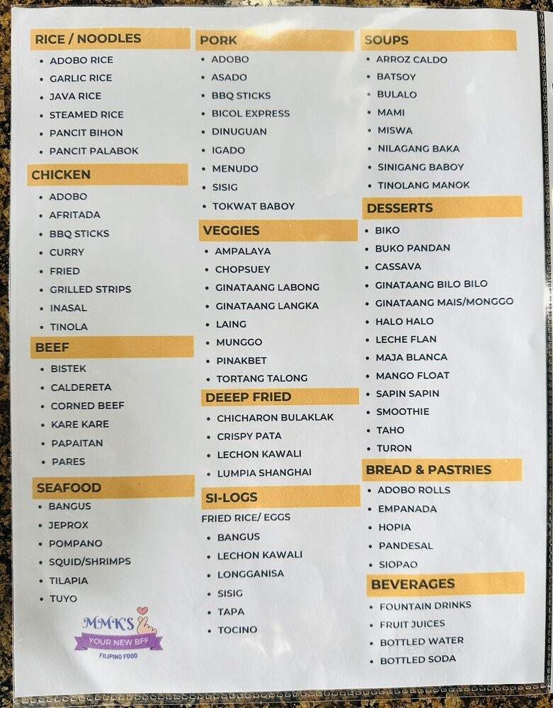 MMK'S Your New BFF - Provo, UT menu_pic