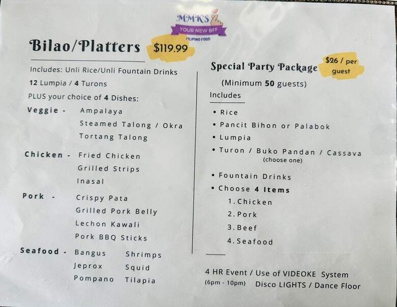 MMK'S Your New BFF - Provo, UT menu_pic