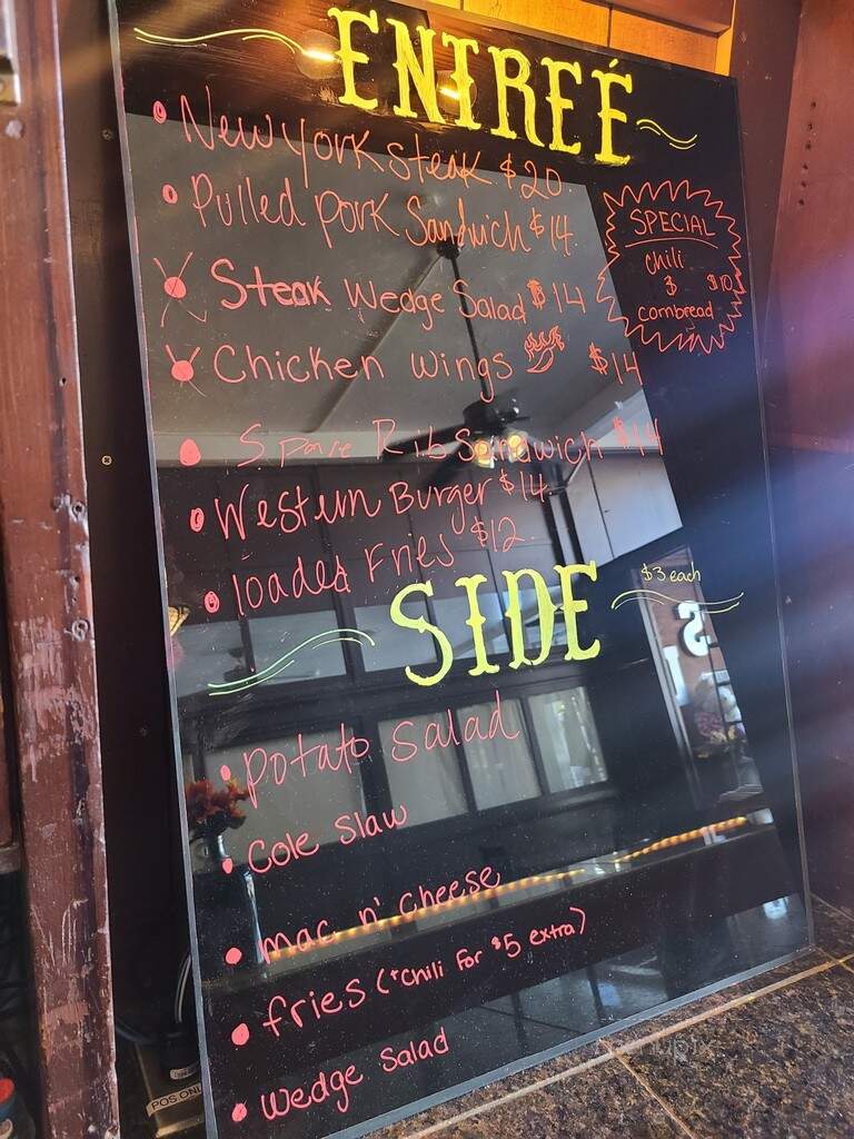 Side Iron BBQ - Susanville, CA menu_pic