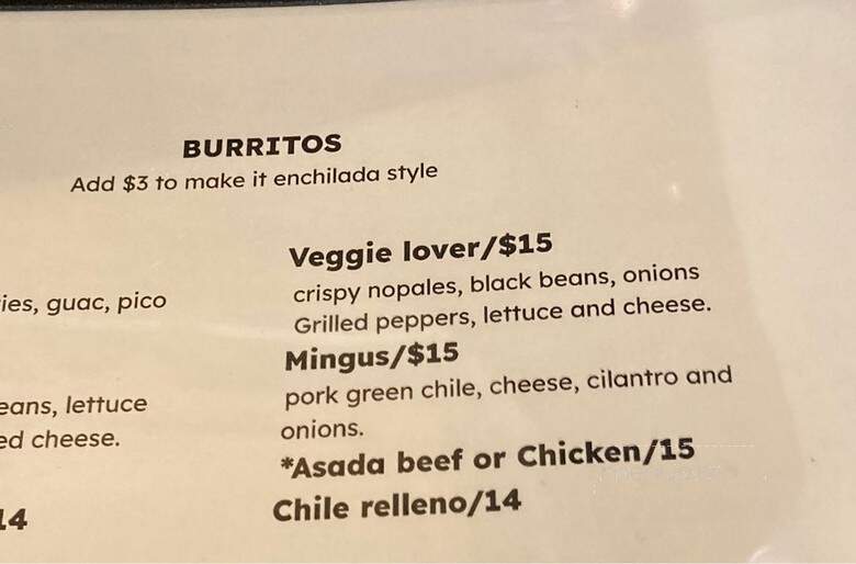 Ay Chihuahua Mexican Food - Cottonwood, AZ menu_pic