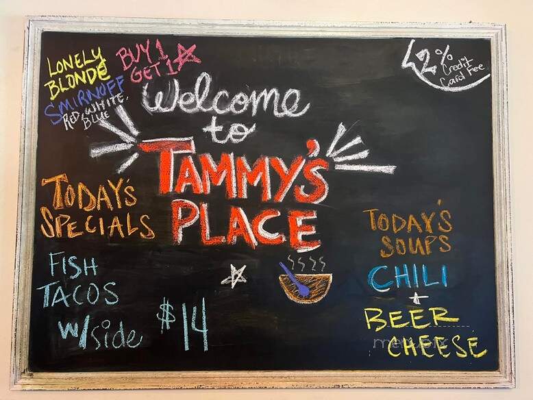 Tammy's Place - Kasson, MN menu_pic