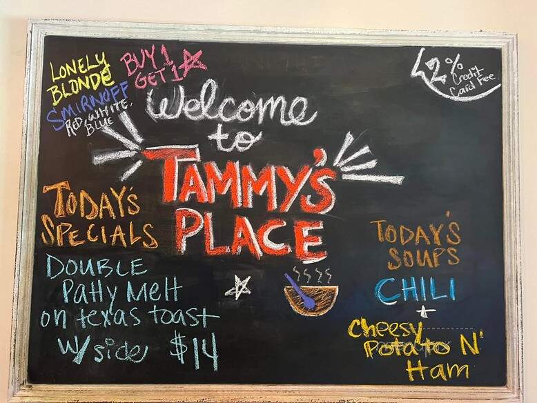 Tammy's Place - Kasson, MN menu_pic