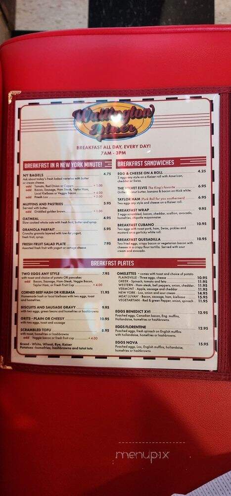 Wallington Diner - Wallington, NJ menu_pic