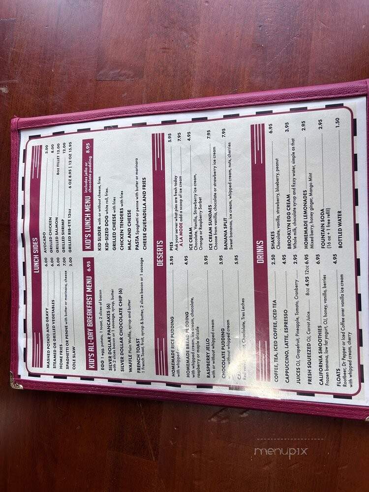 Wallington Diner - Wallington, NJ menu_pic