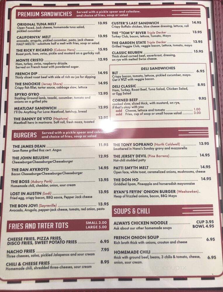 Wallington Diner - Wallington, NJ menu_pic