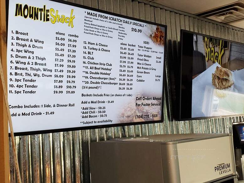 The Mountie Shack - Kings Mountain, NC menu_pic