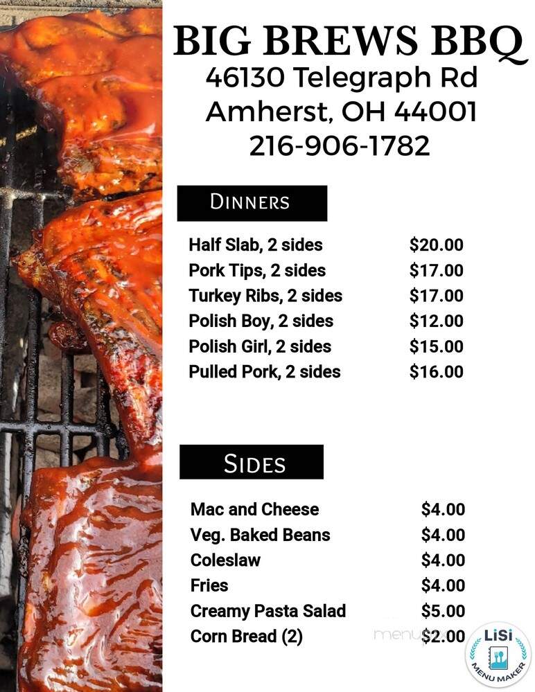 Big Brews BBQ - Amherst, OH