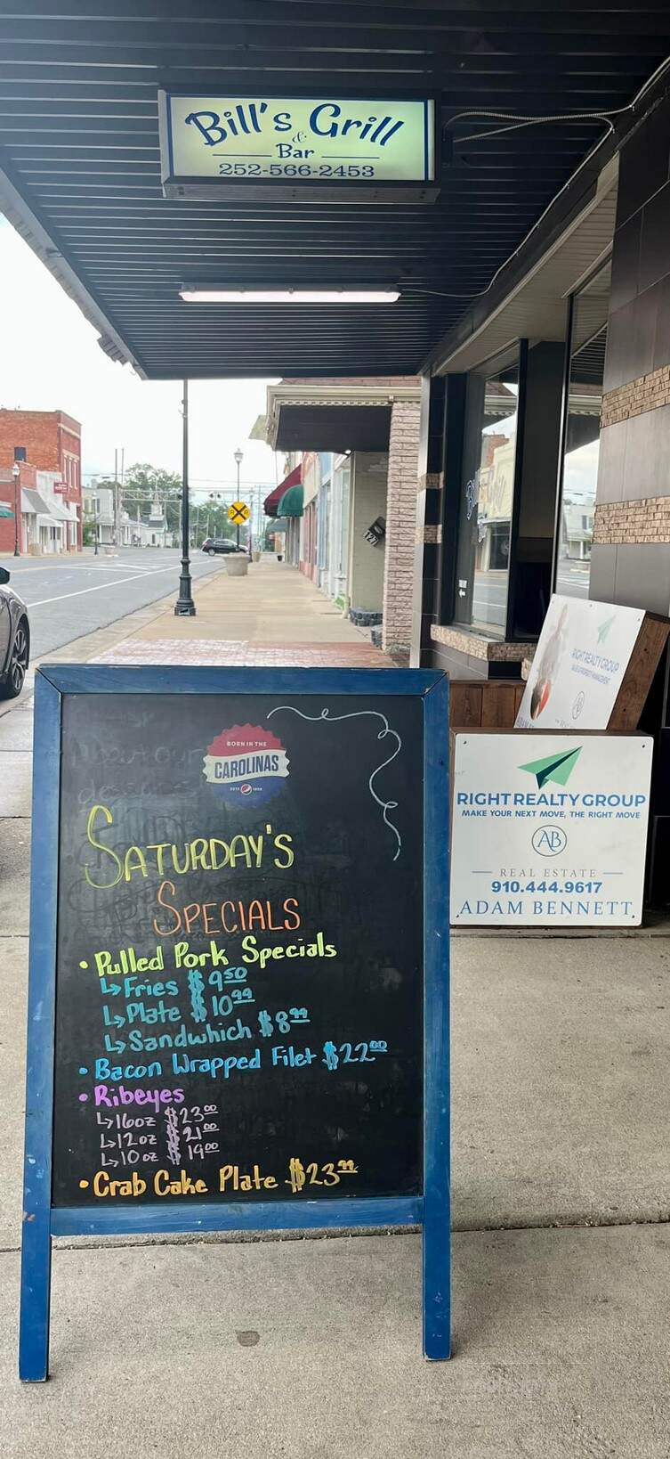 Bills Grill and Bar - La Grange, NC menu_pic